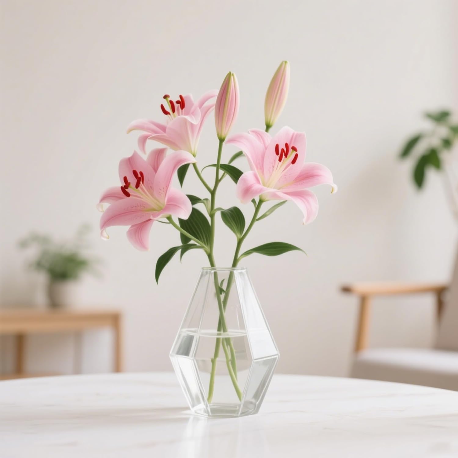 10 Pcs Artificial Flowers Desk Vase Accessories No Fade Faux Plastic Plants, Bouquet Artificial Orchid Flore White Silk Fake Orchid Flower for Window Box Home Wedding Indoor Outside Decoration